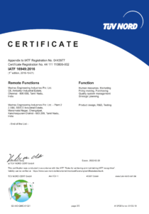 Mcity IATF Certificate 2