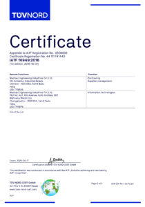 IATF 16949 2016 – FOUNDRY – 2