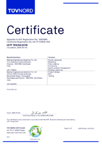 IATF 16949 2016 – MCITY – 2
