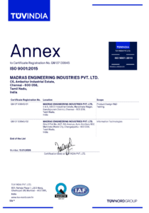 ISO 9001:2015 ANNEX – C6